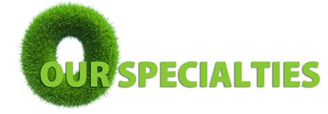 Our Specialties .